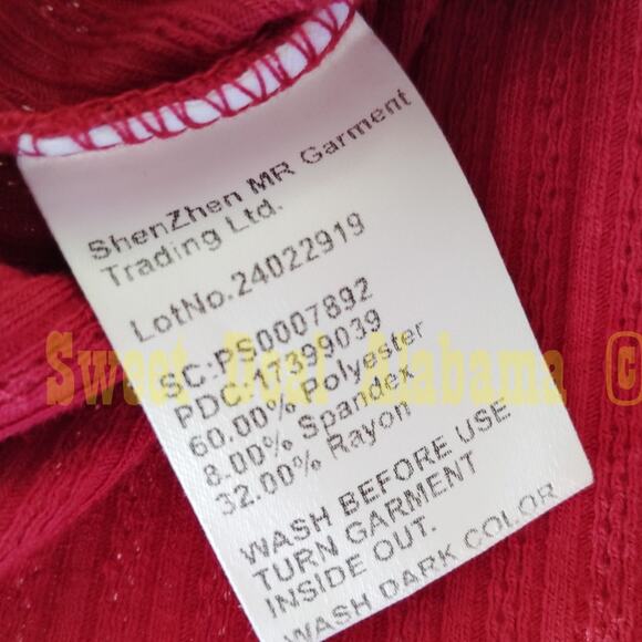 IFFEI 2Y Cotton Dress w/ Ruffle Sleeves, 2T 34"-37" Tall 28-30 Lbs, 18.9" Length - Picture 4 of 5